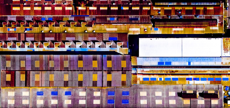 Illustration for article titled These Stunning Geometric Patterns Were Created From Google Earth Images